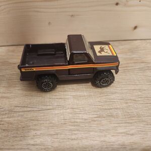 Vintage Tonka 1979 Pickup Truck Metal & Plastic Brown Western Farm Cowboy